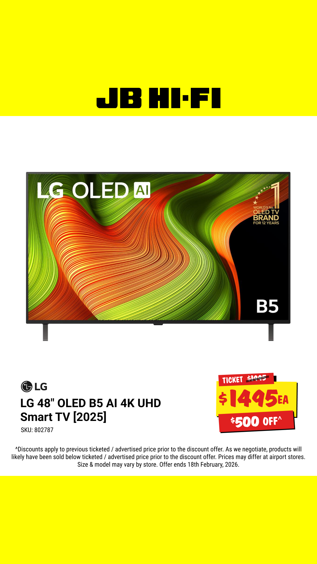 JB Hi-Fi Facebook ad