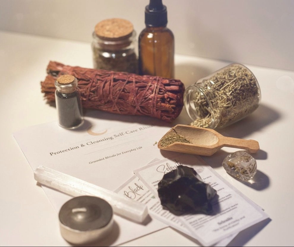Jessica Jensen Facebook ad: Mini Self-Care Ritual Kit | Healing
