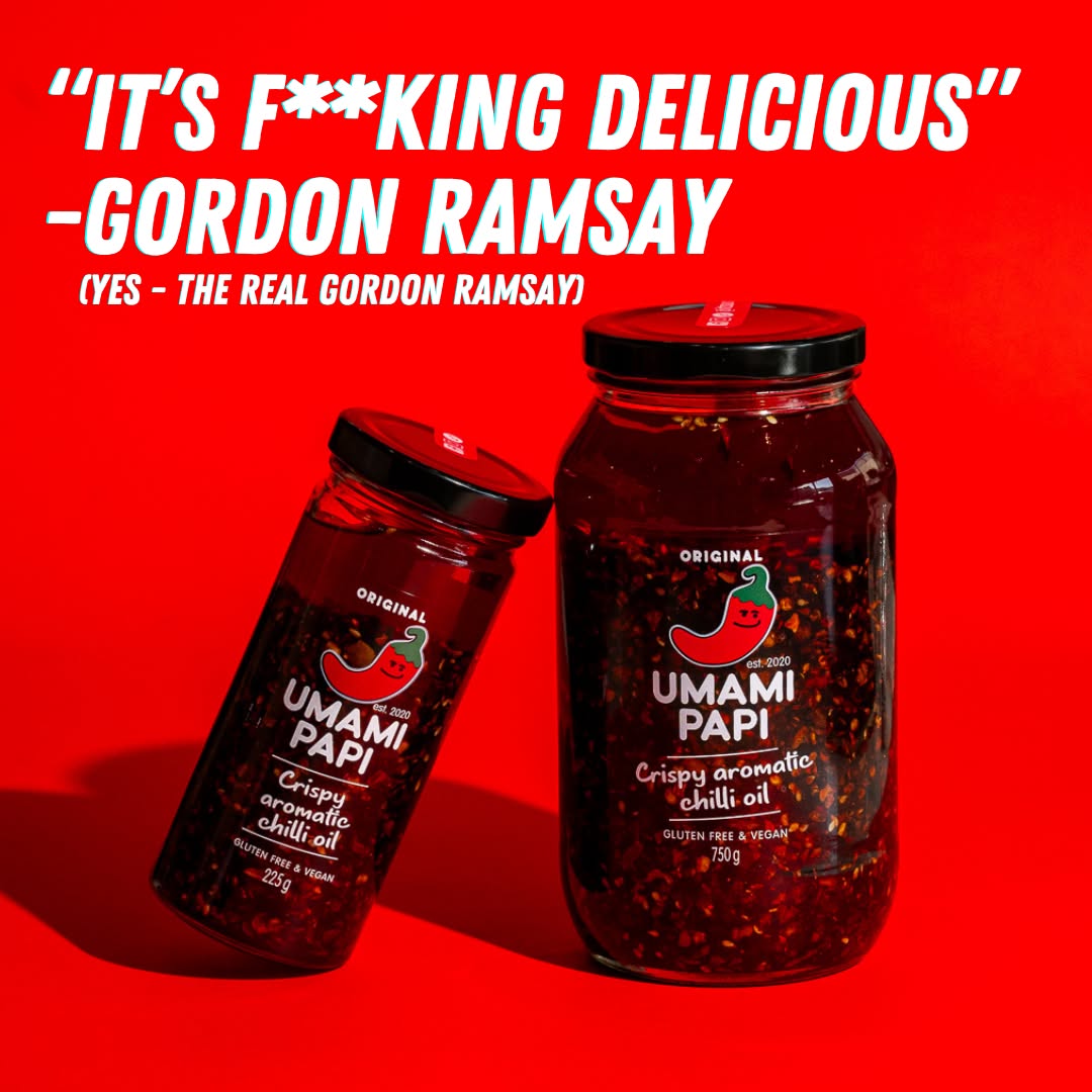 UmamiPapi Facebook ad: Umami Papi Chilli Oil