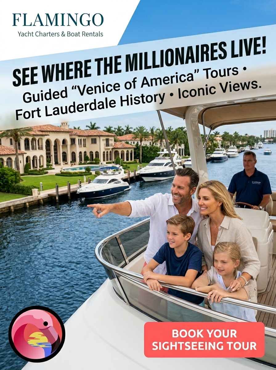 Flamingo Yacht Charters Facebook ad