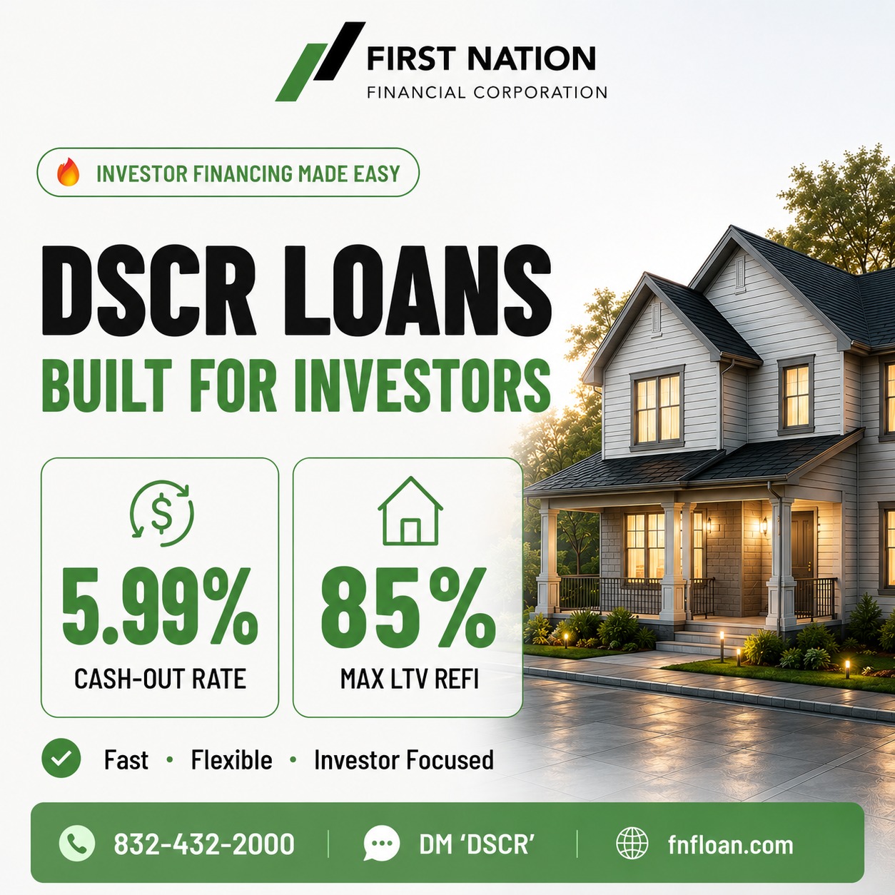 First Nation Financial Corp. Facebook ad