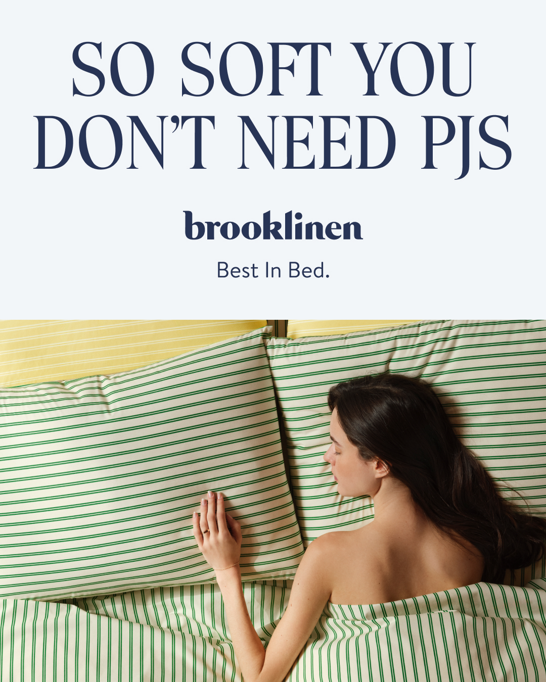 Brooklinen Facebook ad