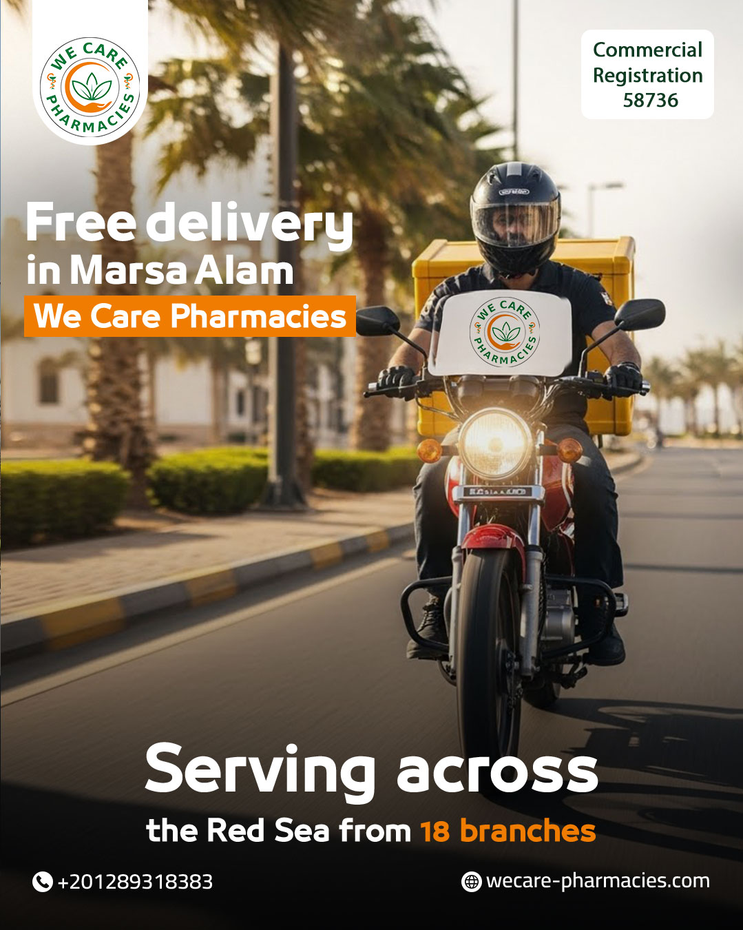 We Care Pharmacies Facebook ad