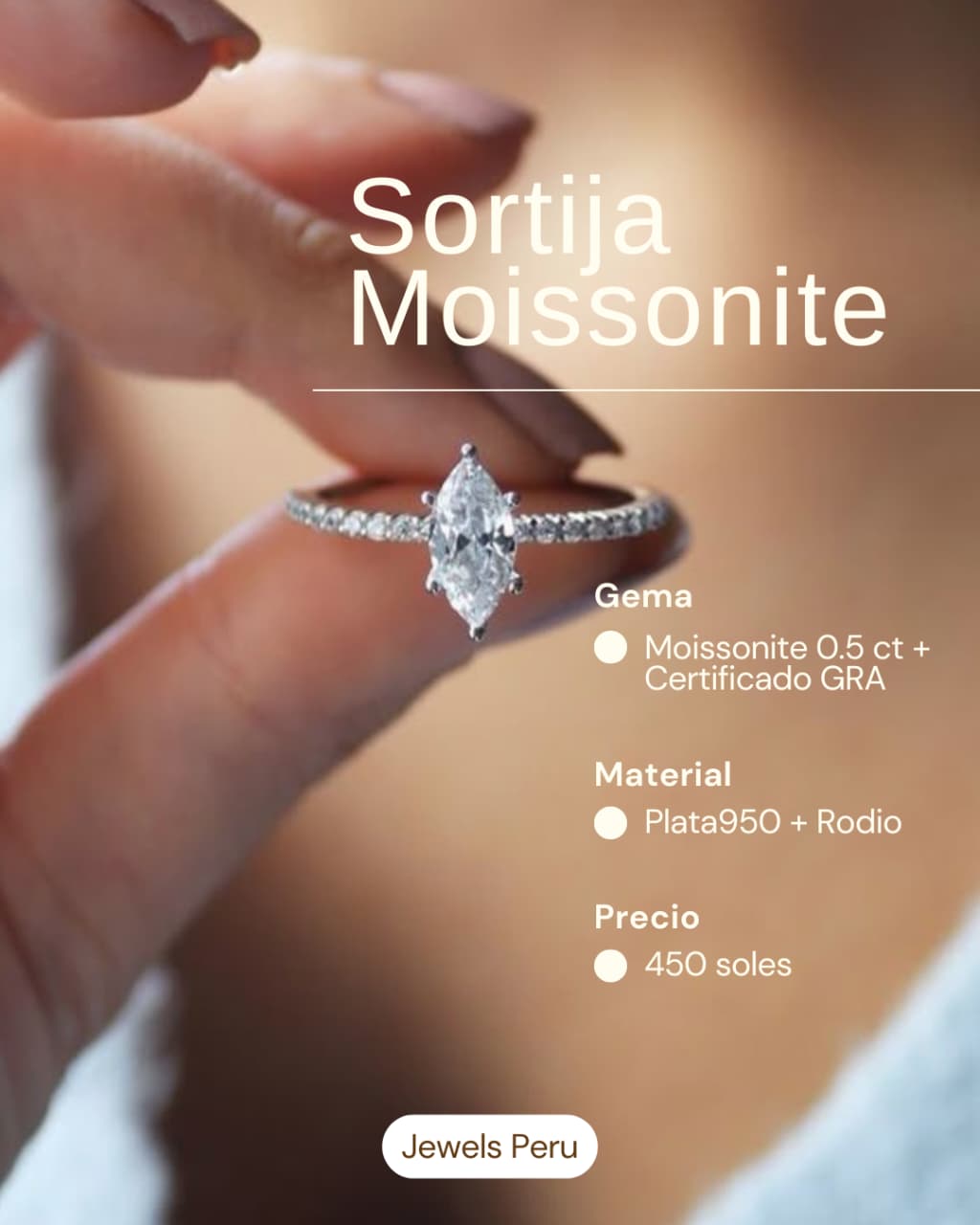 Jewels Peru Facebook ad: Un anillo no es solo un regalo, es…