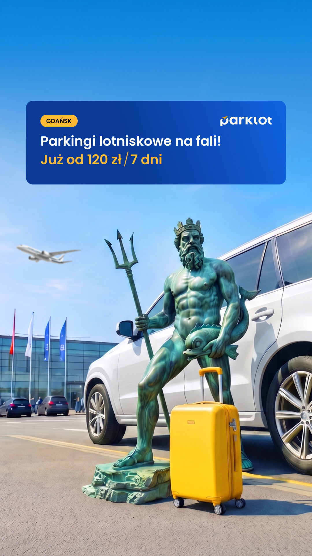 Sieć Parkingów Lotniskowych PARKLOT Facebook ad