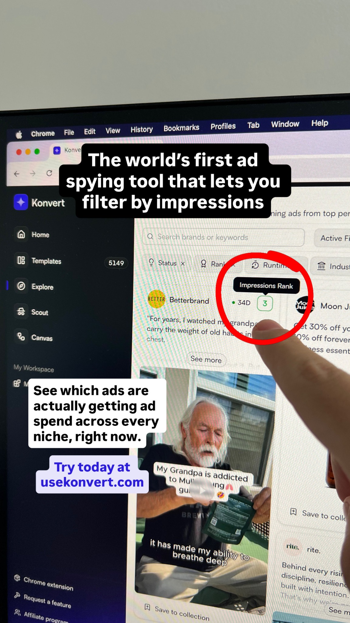 Konvert Facebook ad