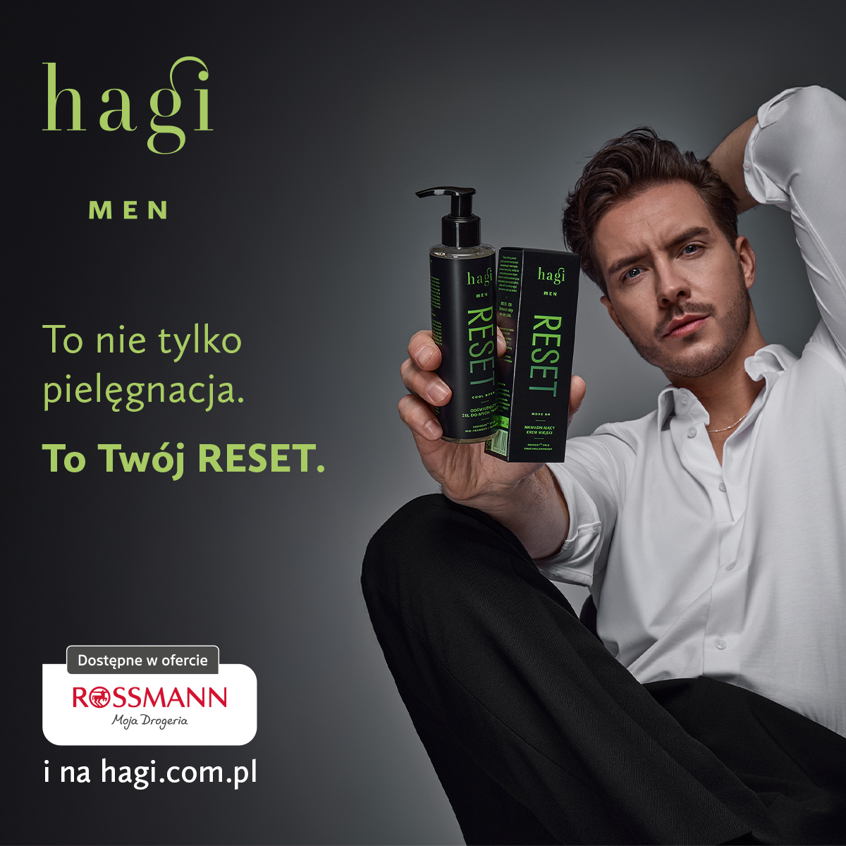 Hagi Cosmetics Facebook ad: To Twój RESET.