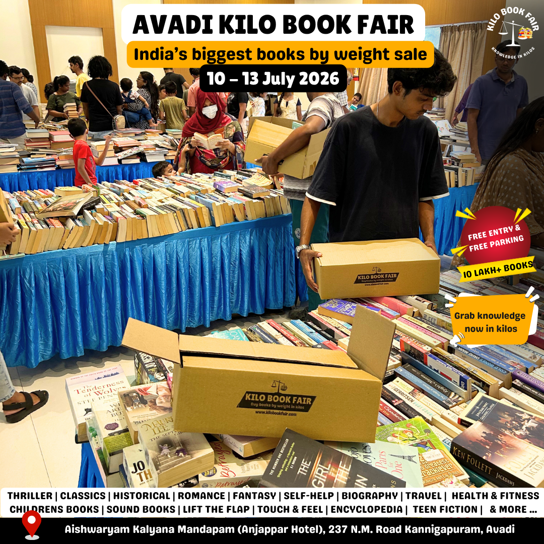 Kilobookfair Facebook ad: Special sale - Kilobookfair at Avadi, India's biggest…