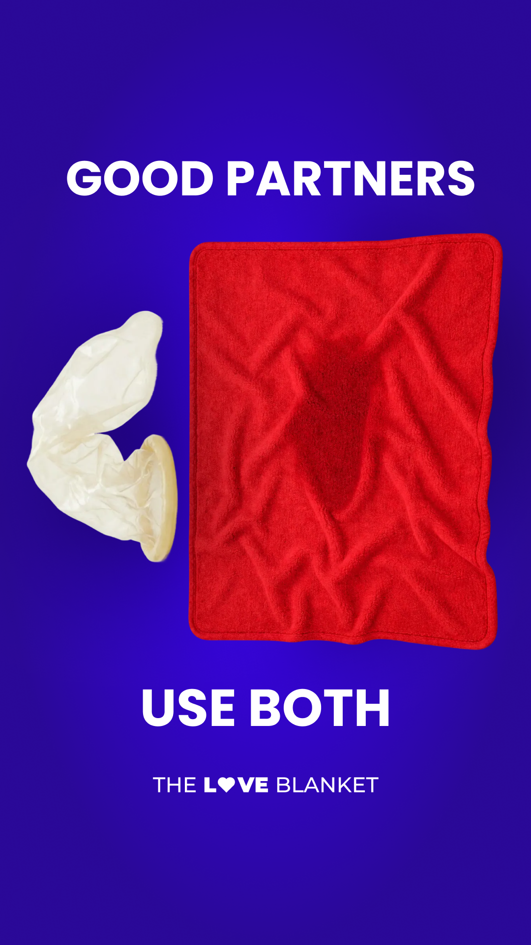 The Love Blanket Facebook ad