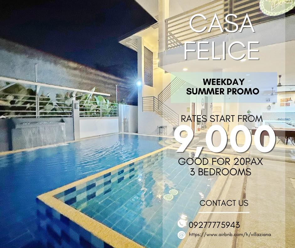 Casa Felice - Hot Spring Resort Laguna Facebook ad: Stay chill.