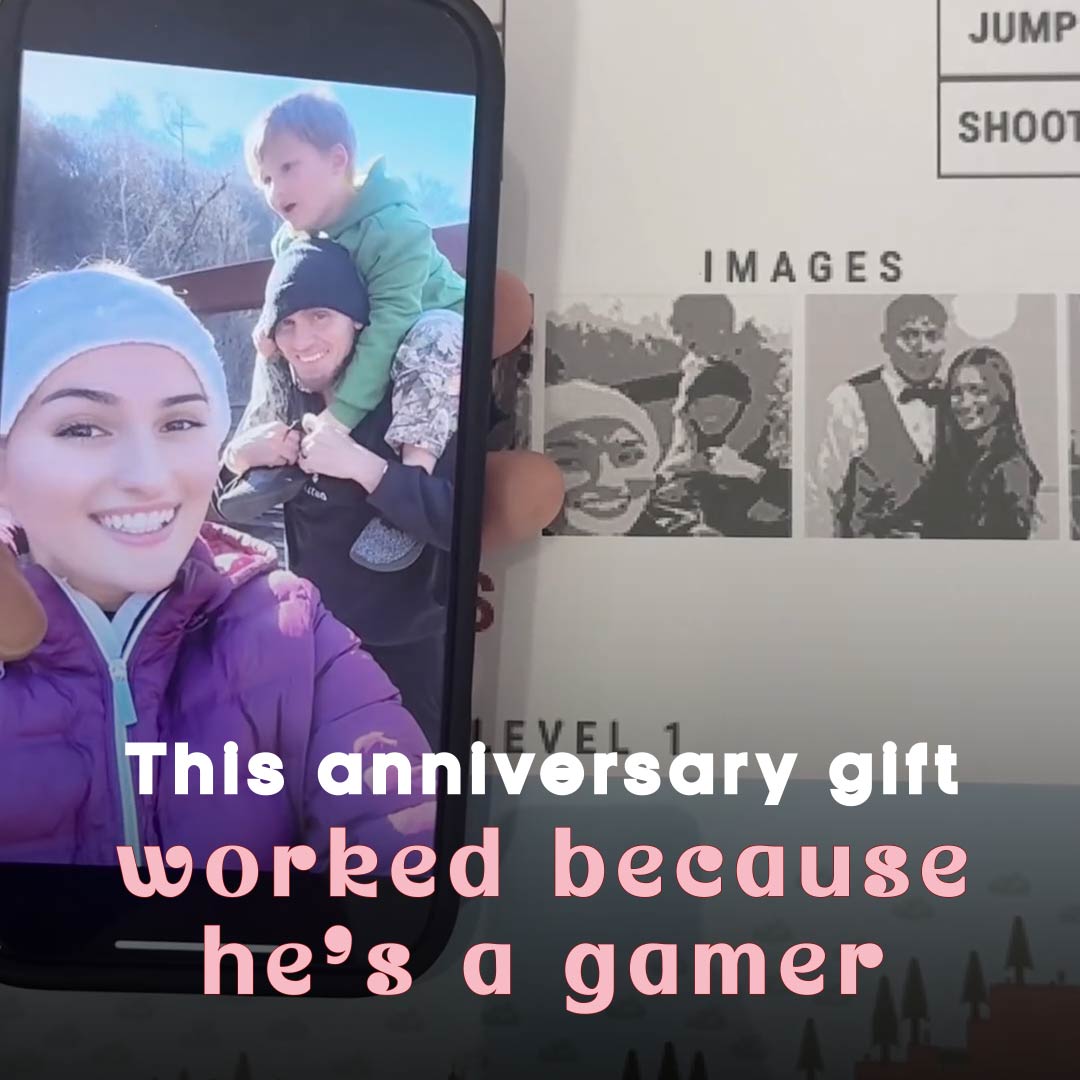 Readyplayeru Facebook ad: Create the cutest anniversary surprise with a custom…