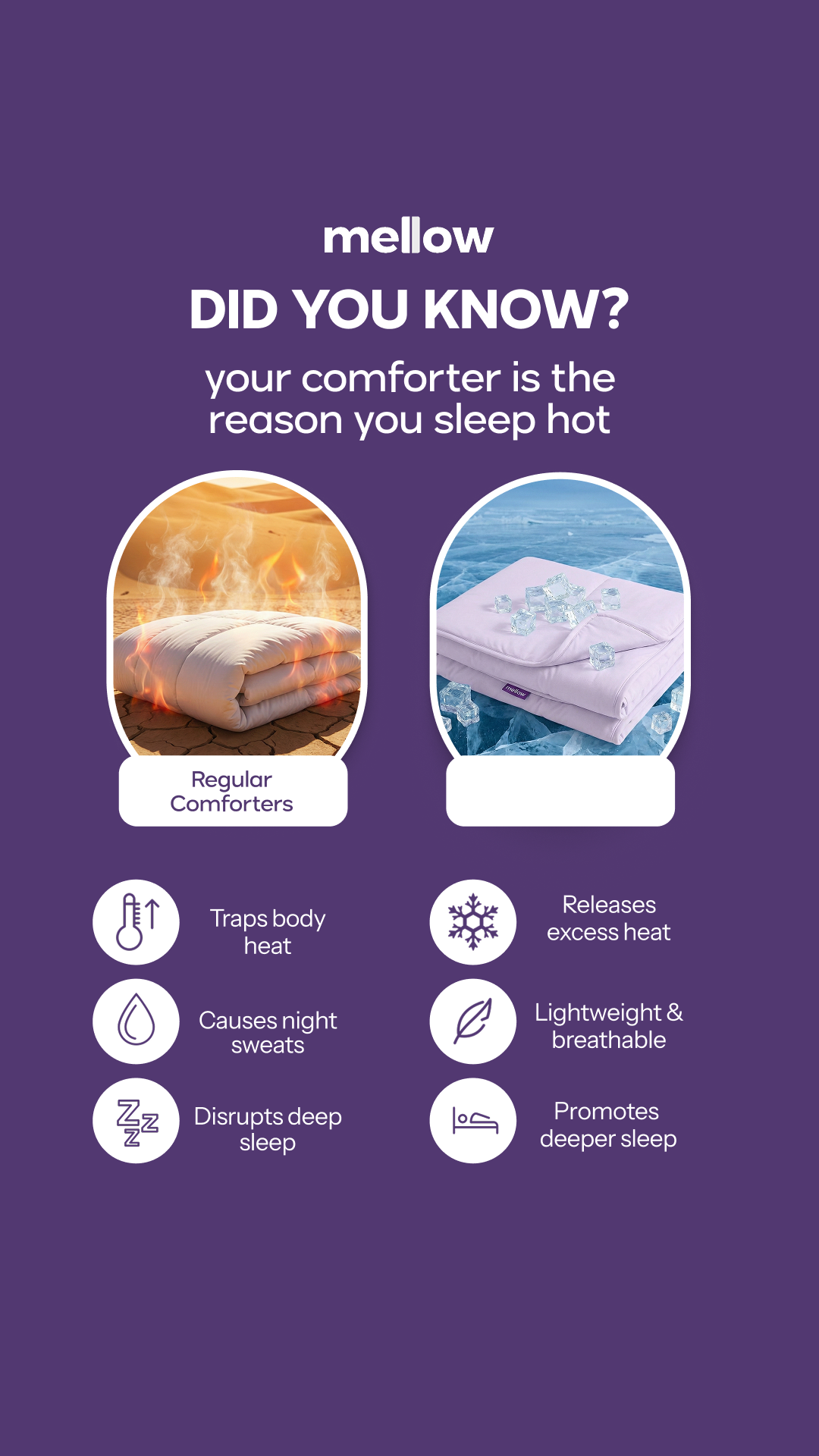 Mellow Sleep Facebook ad