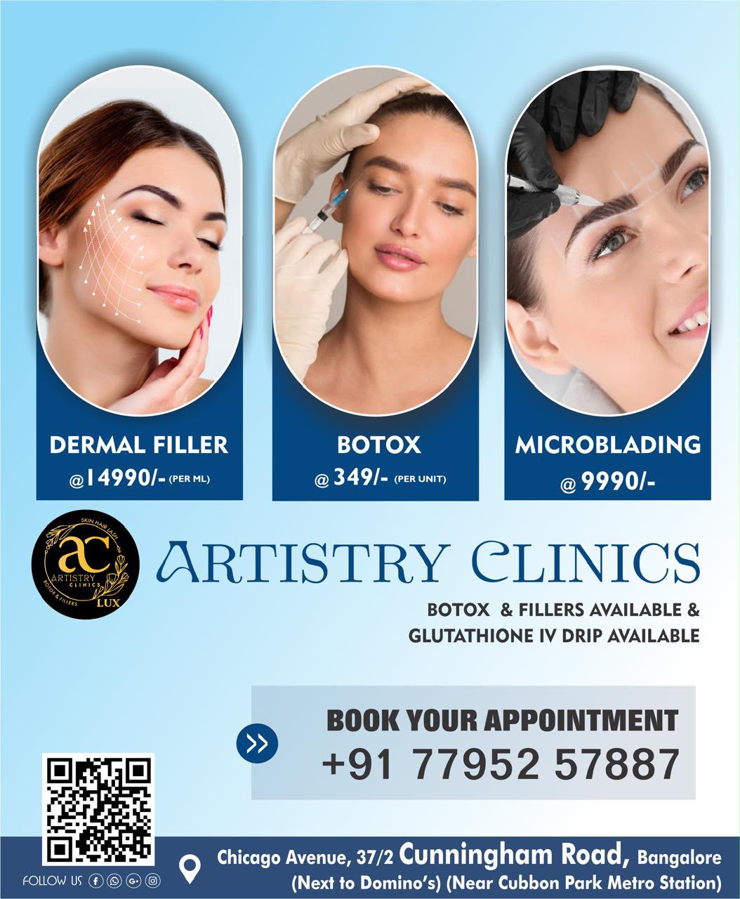 Artistry Clinics lux Facebook ad