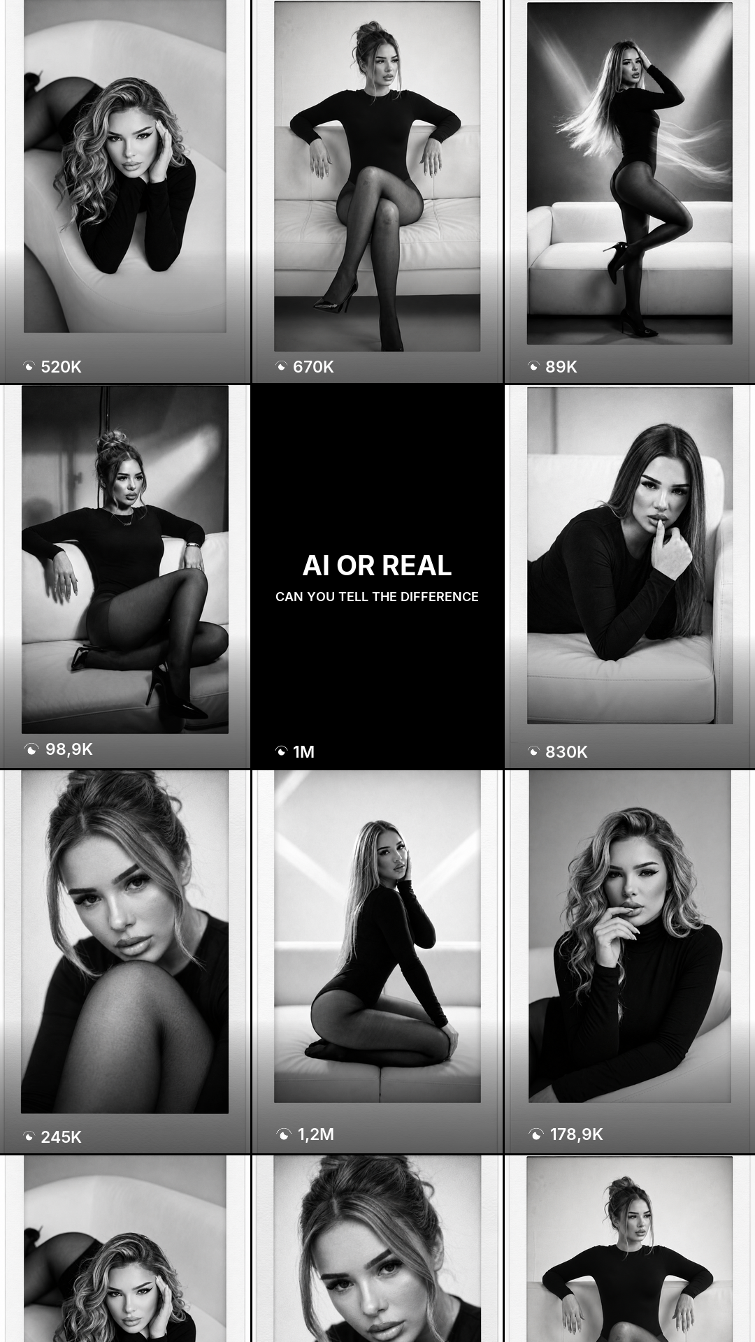 Glam AI: AI Content Generator App Facebook ad