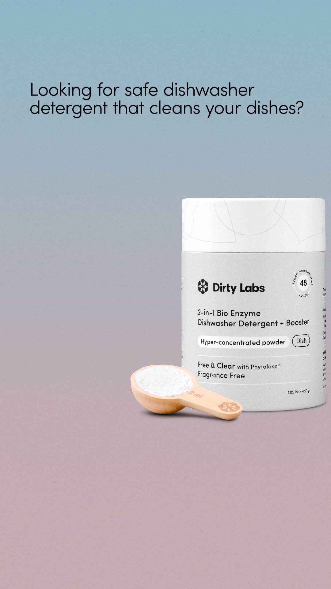 Dirty Labs Facebook ad: Upgrade your non-toxic detergent