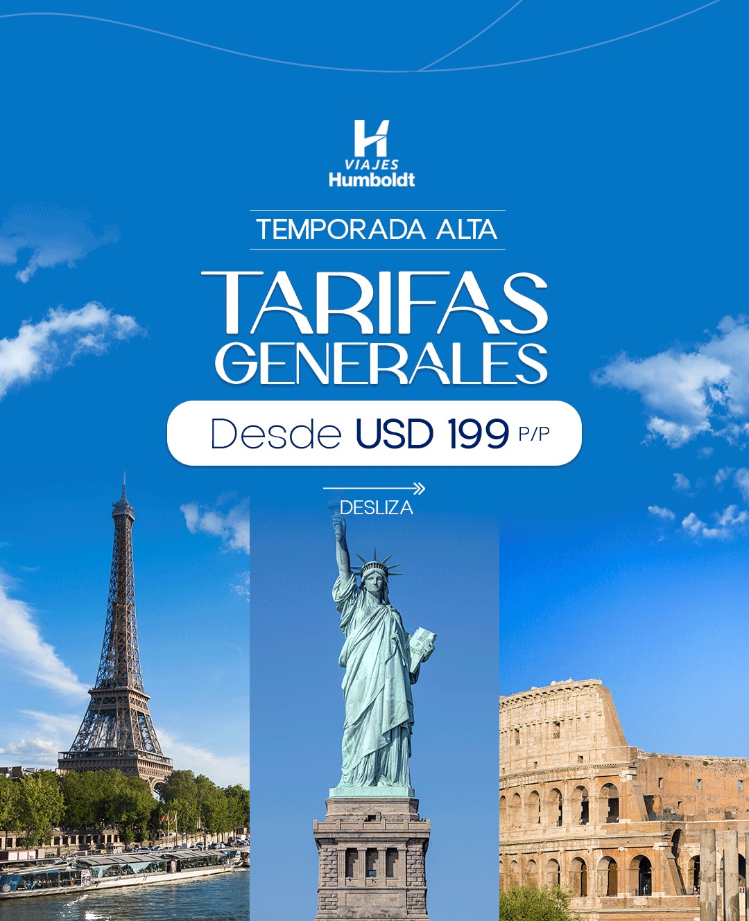 Viajes Humboldt Facebook ad: ¡TARIFAS GENERALES!