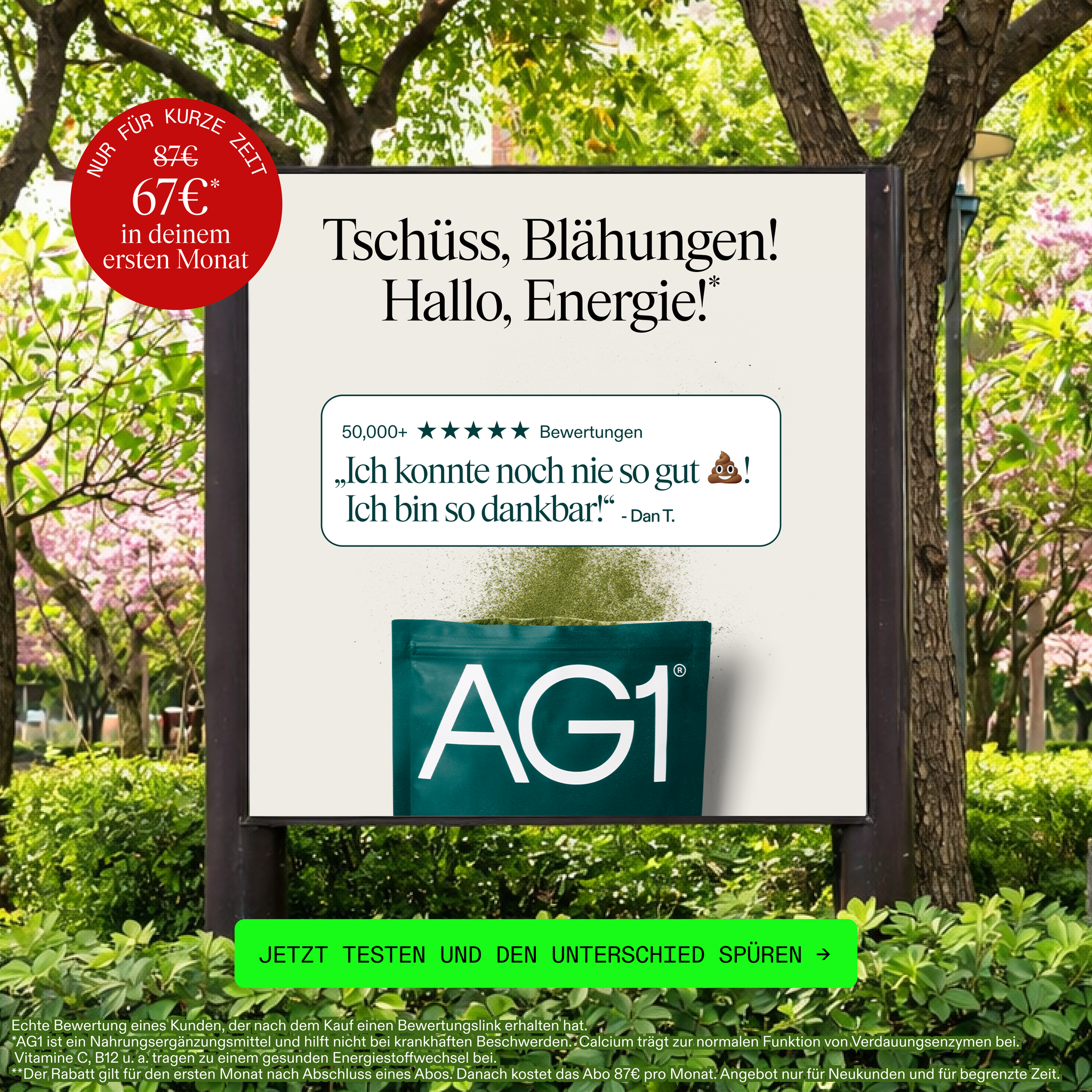 AG1 Deutschland Facebook ad