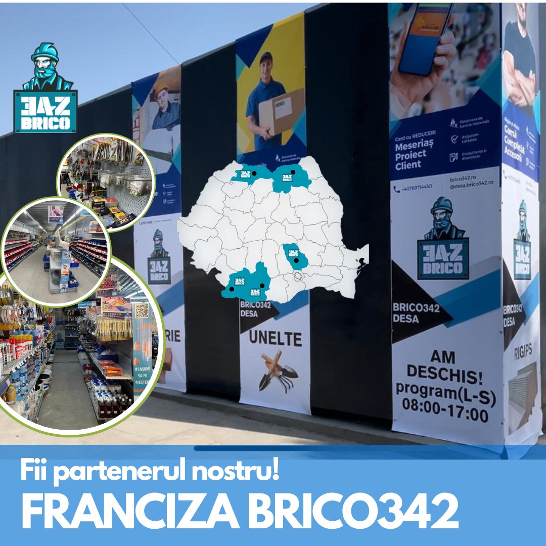 BRICO 342 Facebook ad: Franciza BRICO342