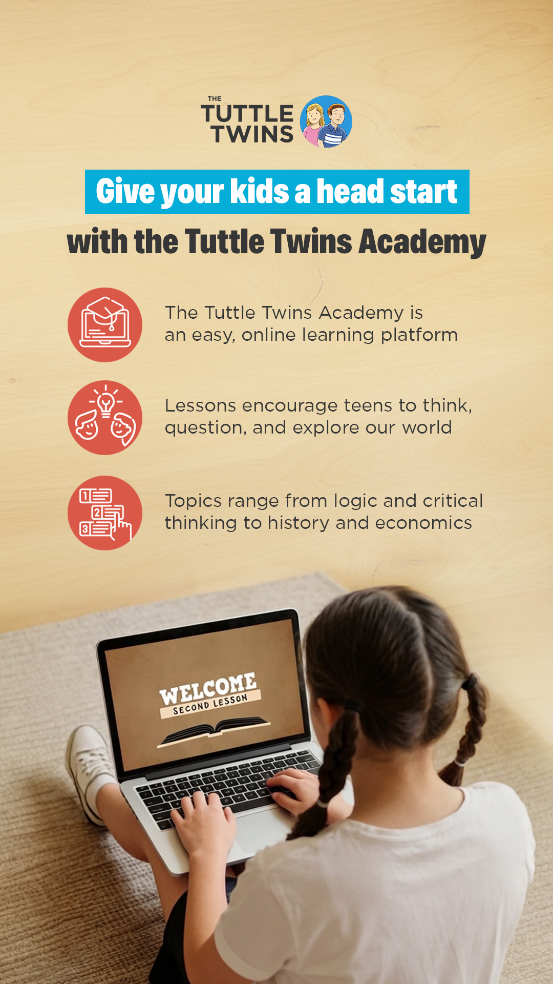 The Tuttle Twins Facebook ad