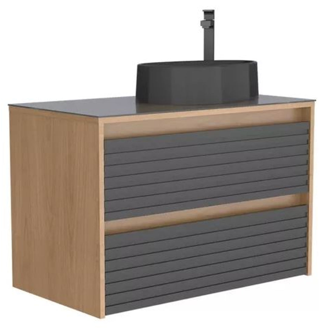Designer Concepts Facebook ad: Discover our elegant vanity cabinets-designed to add style…