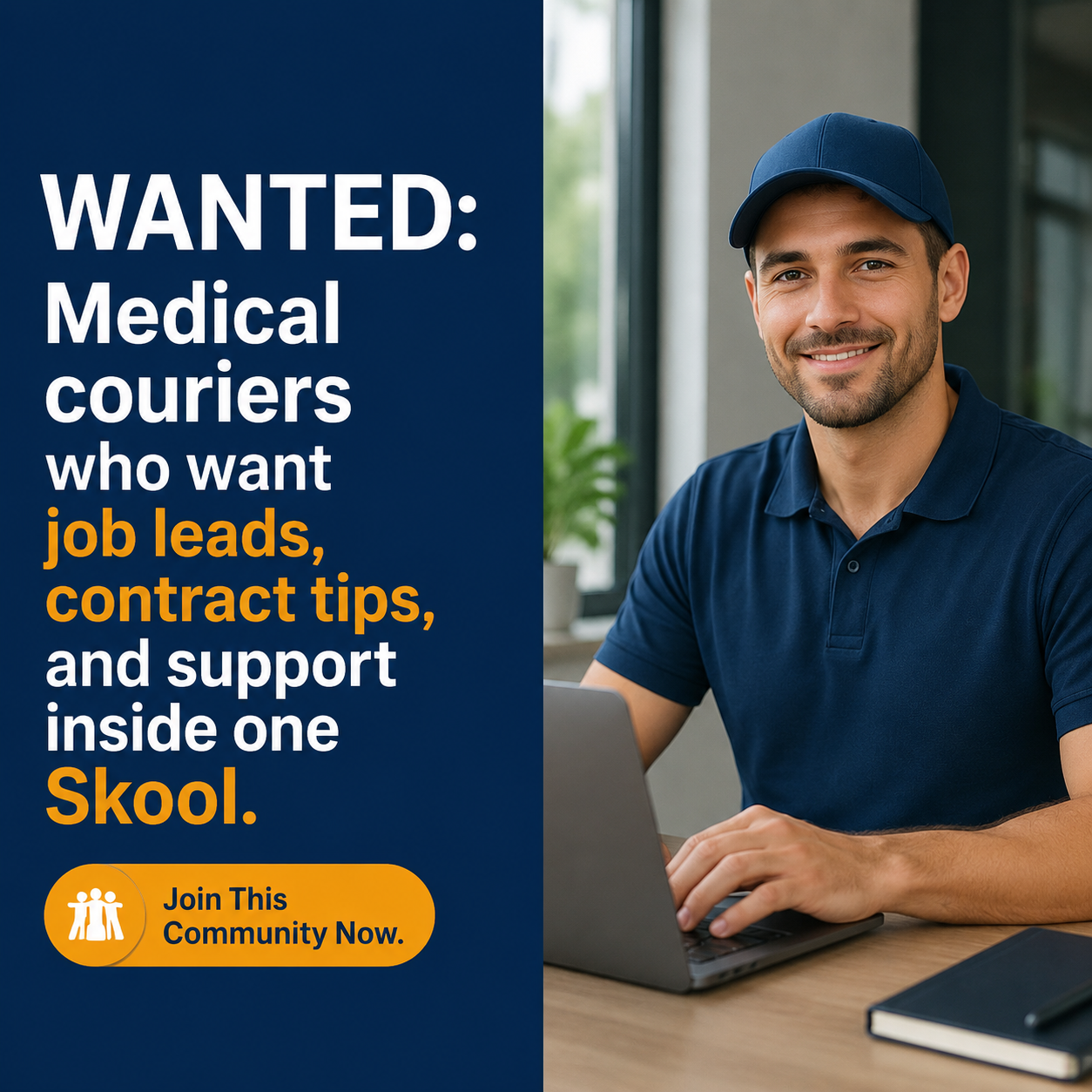 Skool Facebook ad