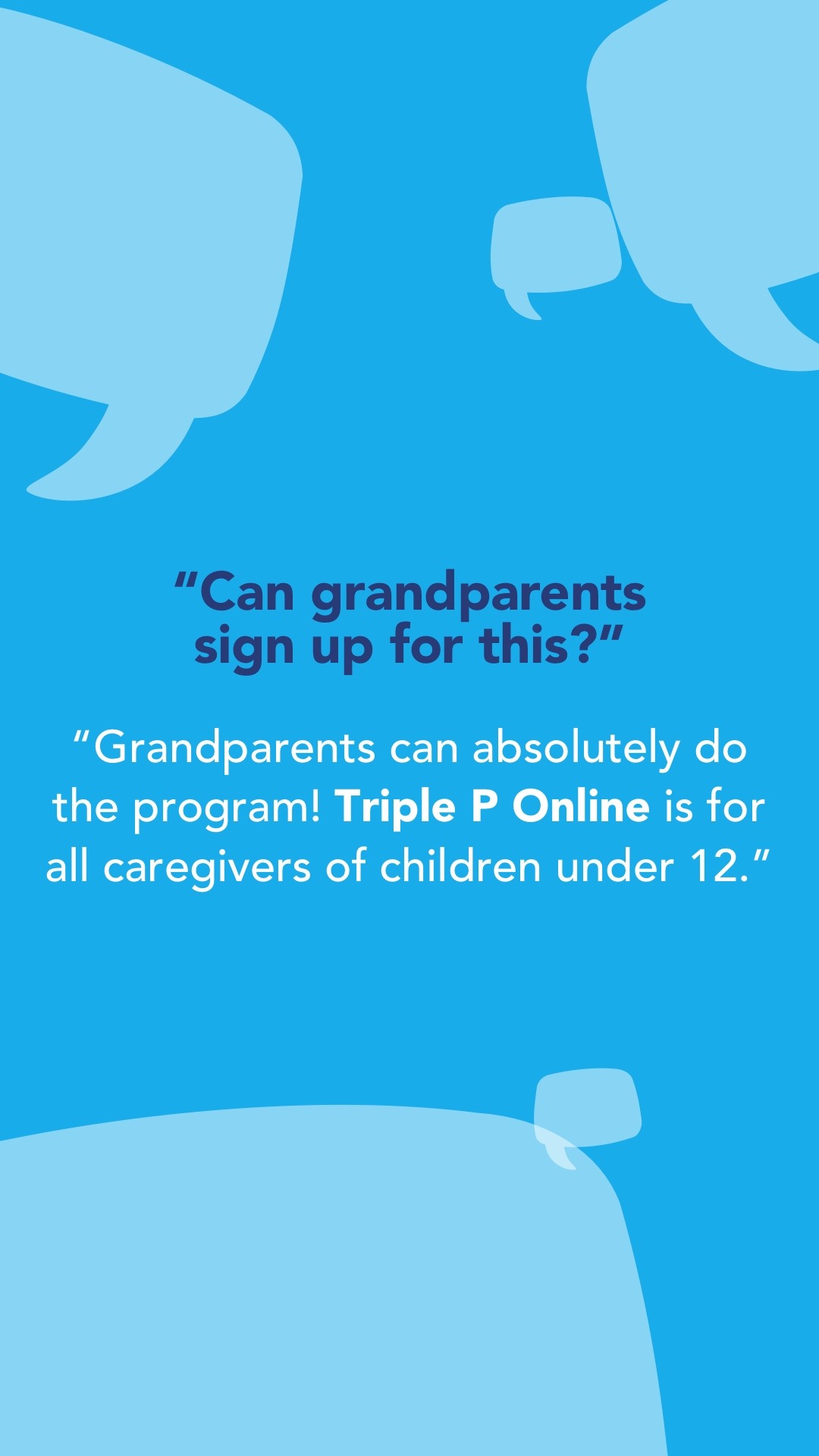 Triple P Facebook ad