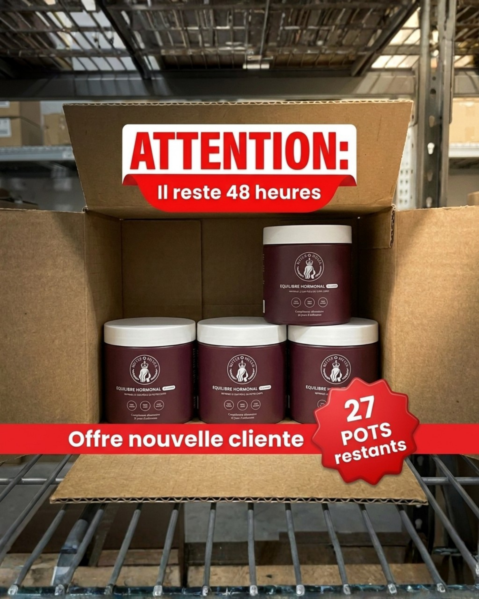 Better Omevia Facebook ad: Ce n'est pas votre alimentation, c'est vos hormones