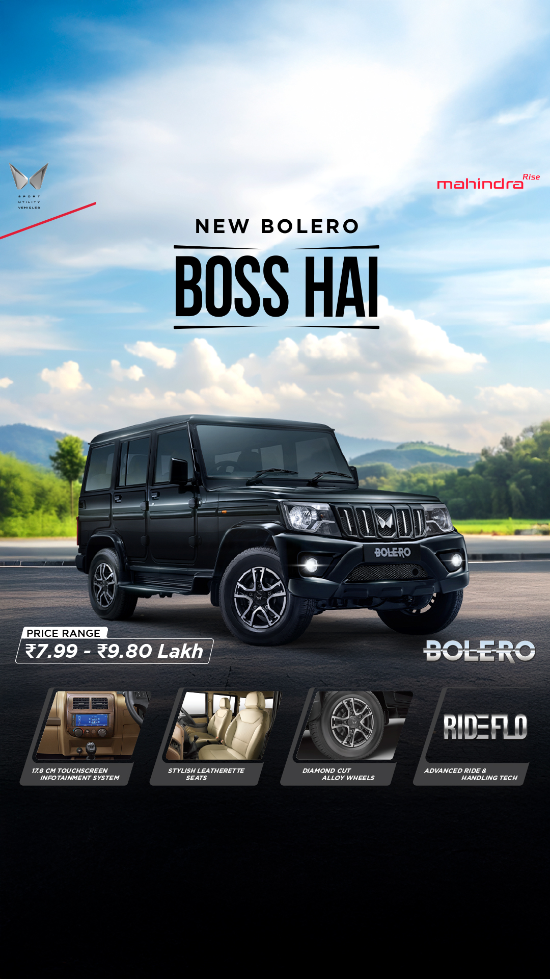 Mahindra Bolero Facebook ad from Mar 23, 2026