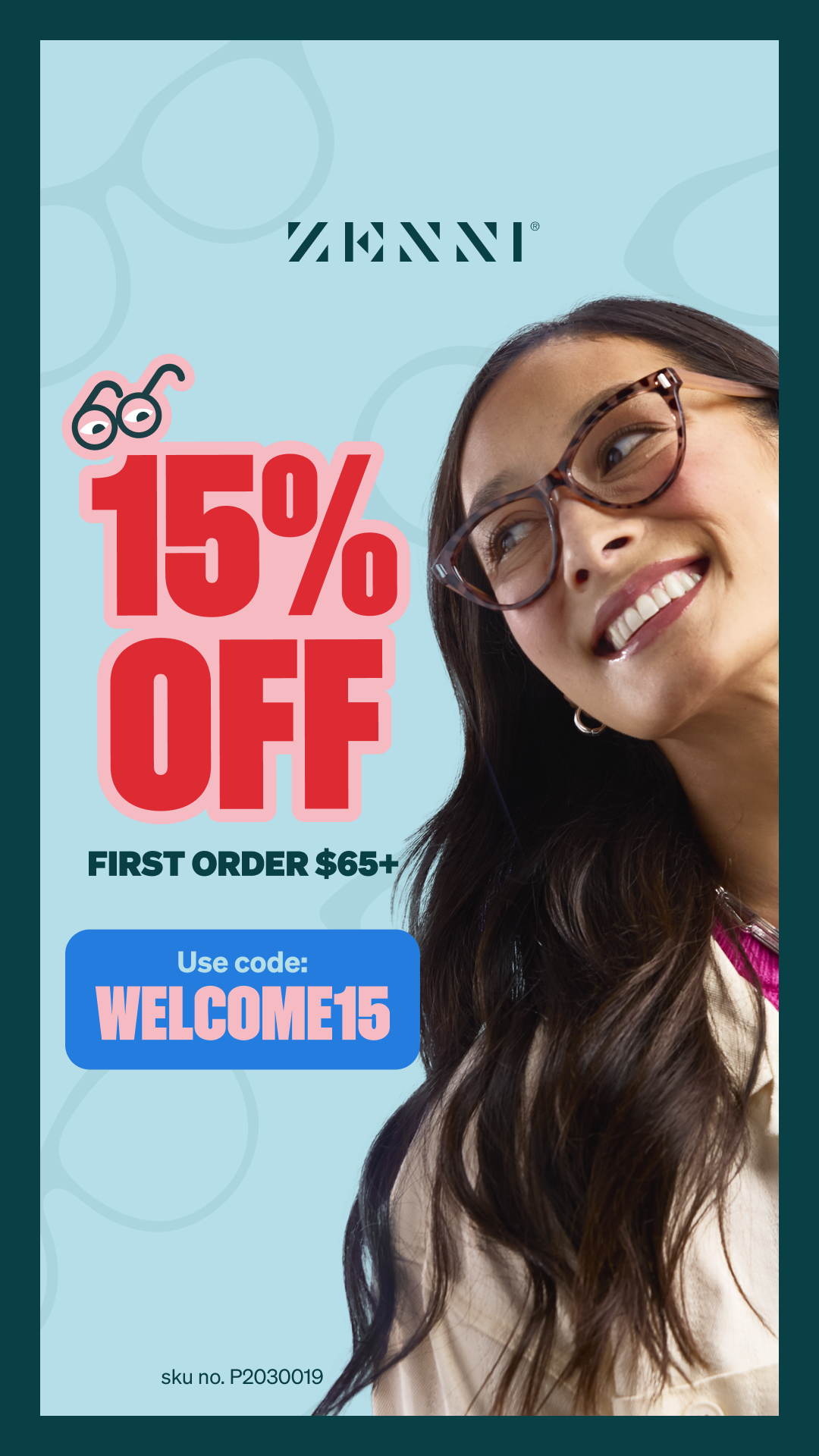 Zenni Optical Facebook ad