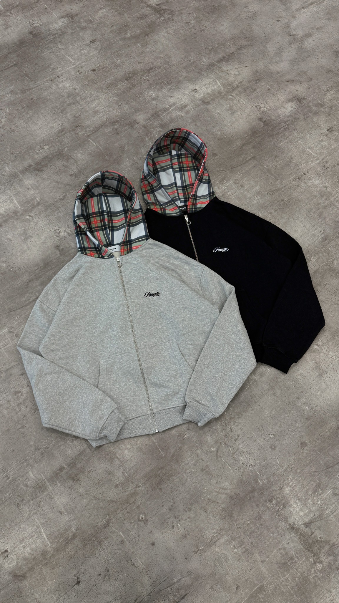 A Private Co. Facebook ad: HOODIES