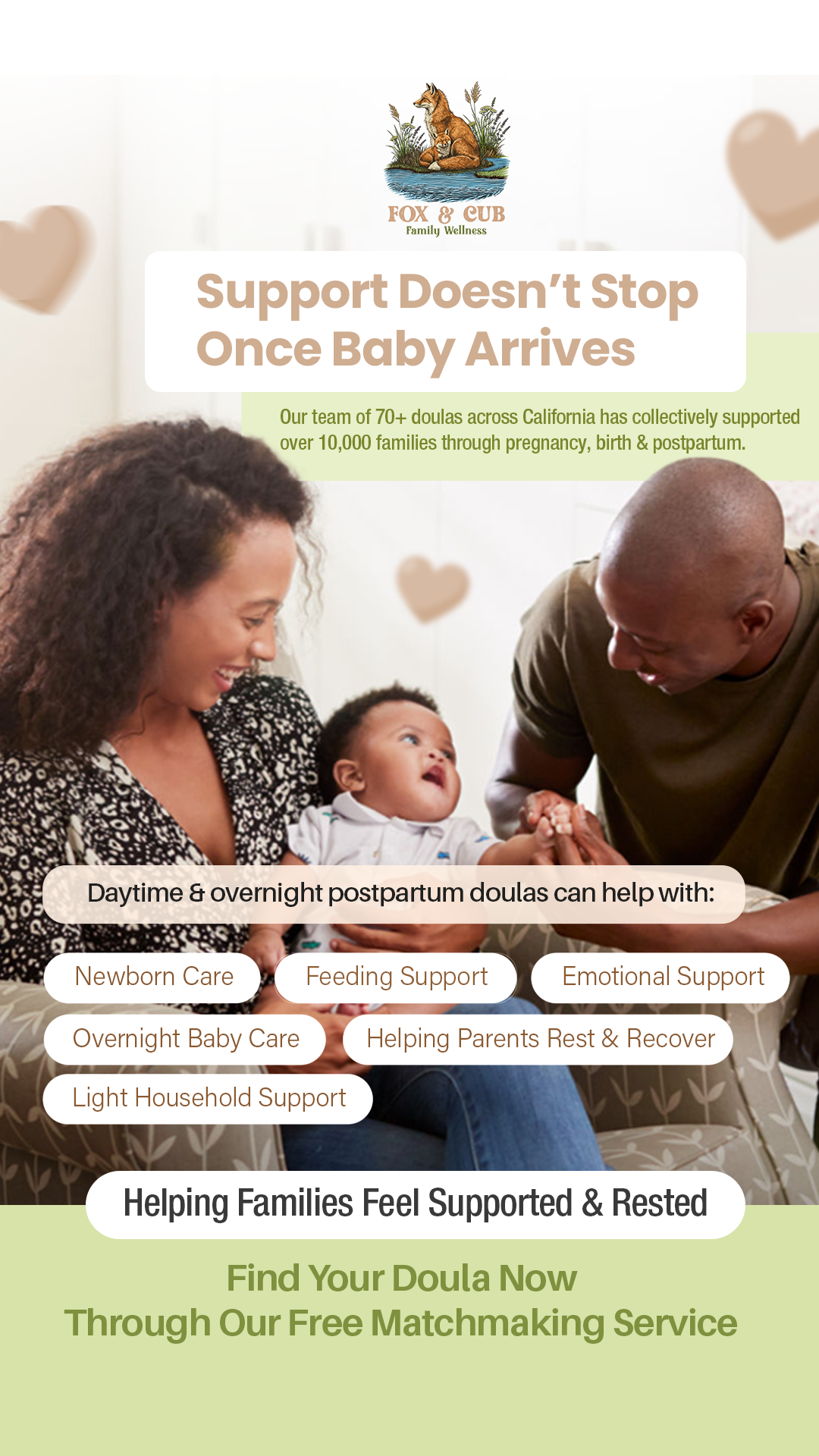 Fox & Cub Family Wellness Facebook ad from Jun 11, 2026