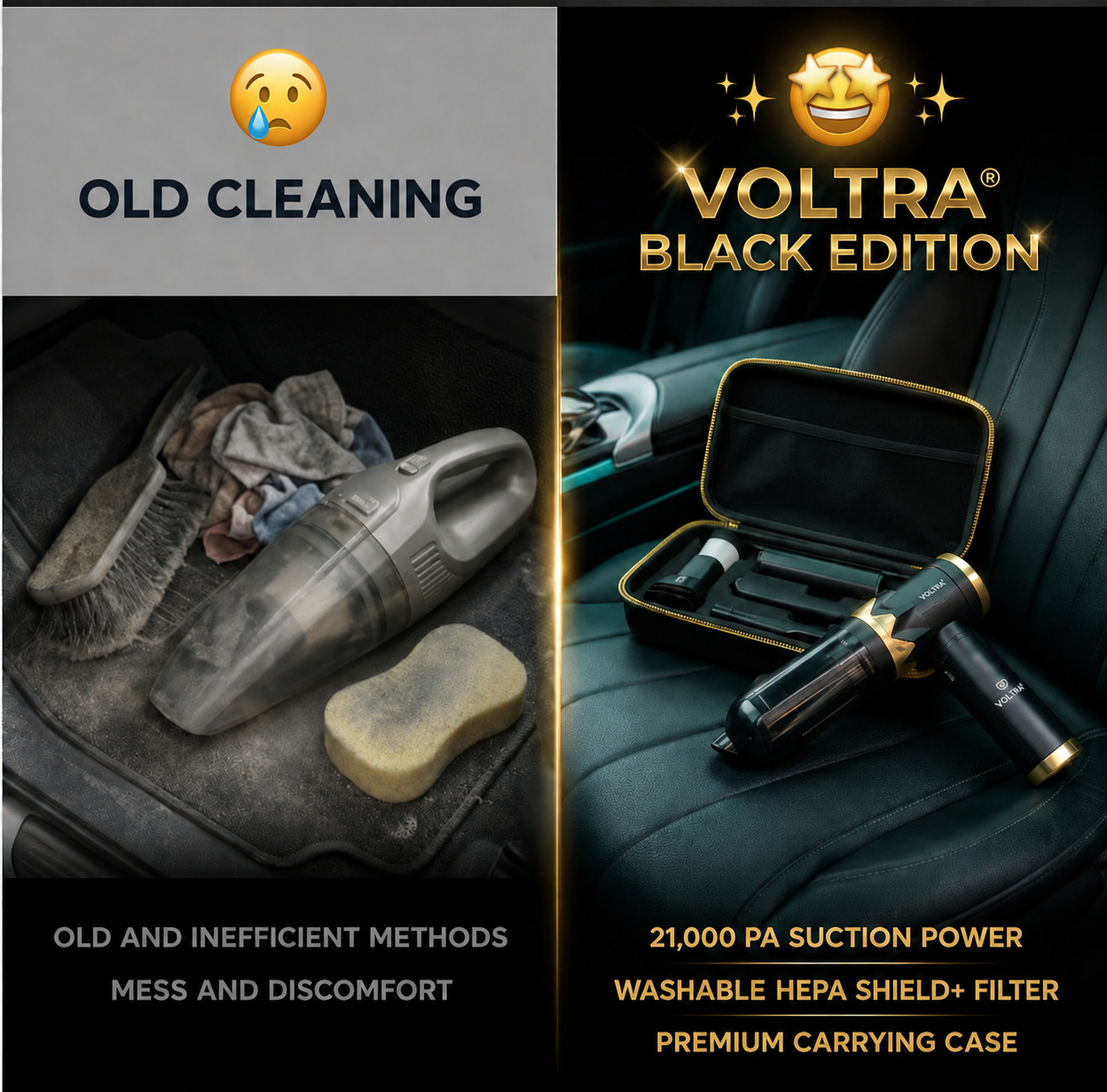 Voltra New Zealand Facebook ad: Voltra Black: Elite Cleaning!