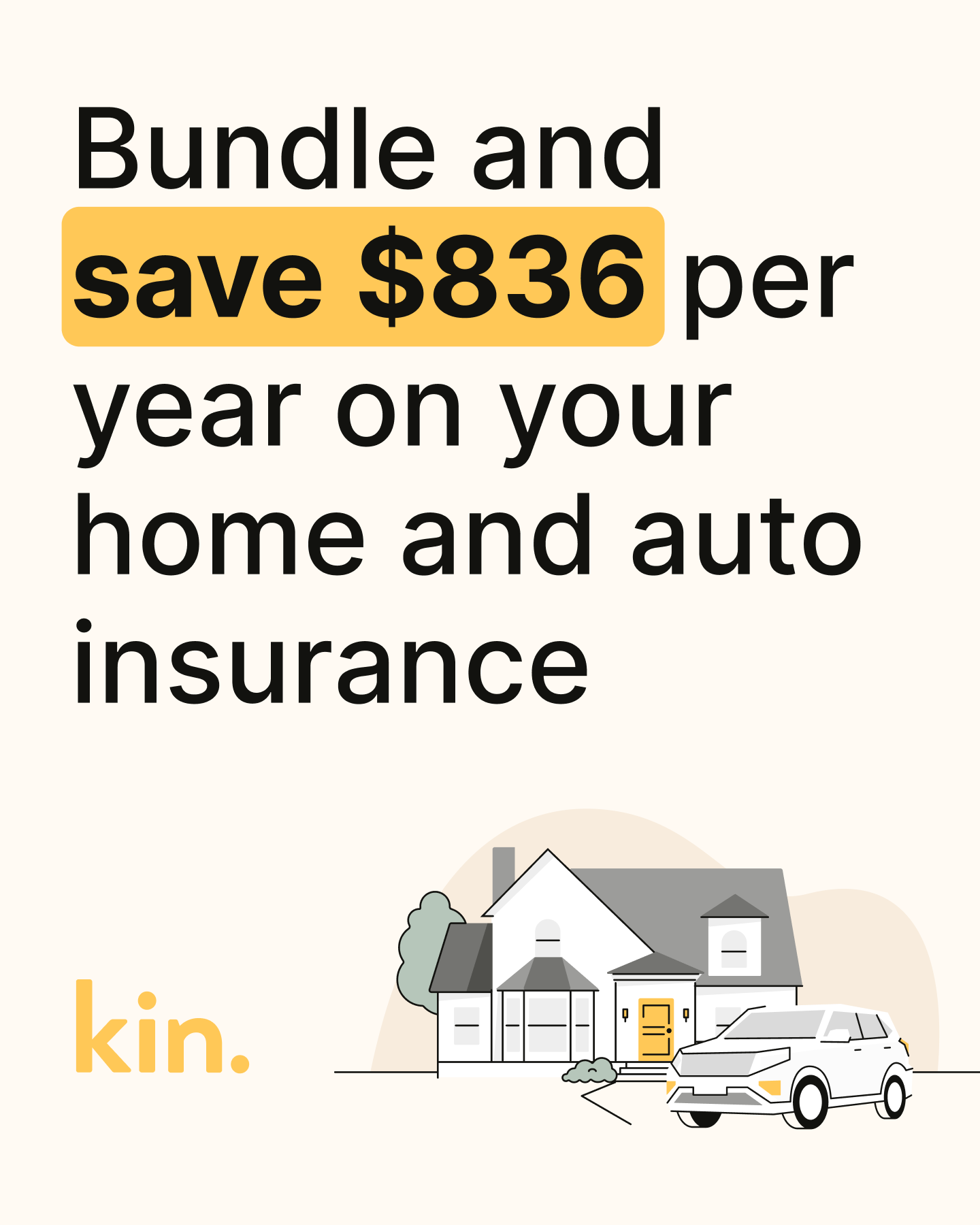 Kin Insurance Facebook ad