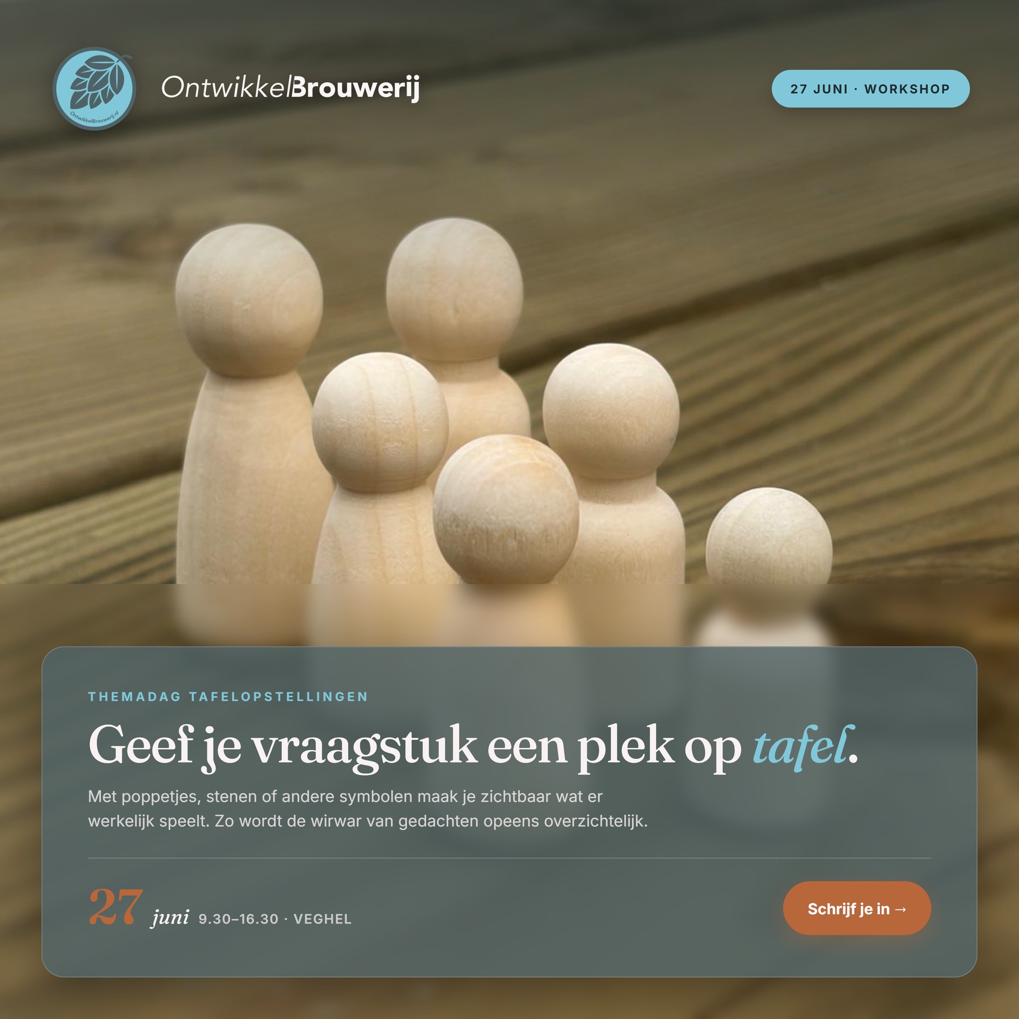 Ontwikkel Brouwerij Facebook ad: Workshop Familieopstellingen in Veghel | OntwikkelBrouwerij