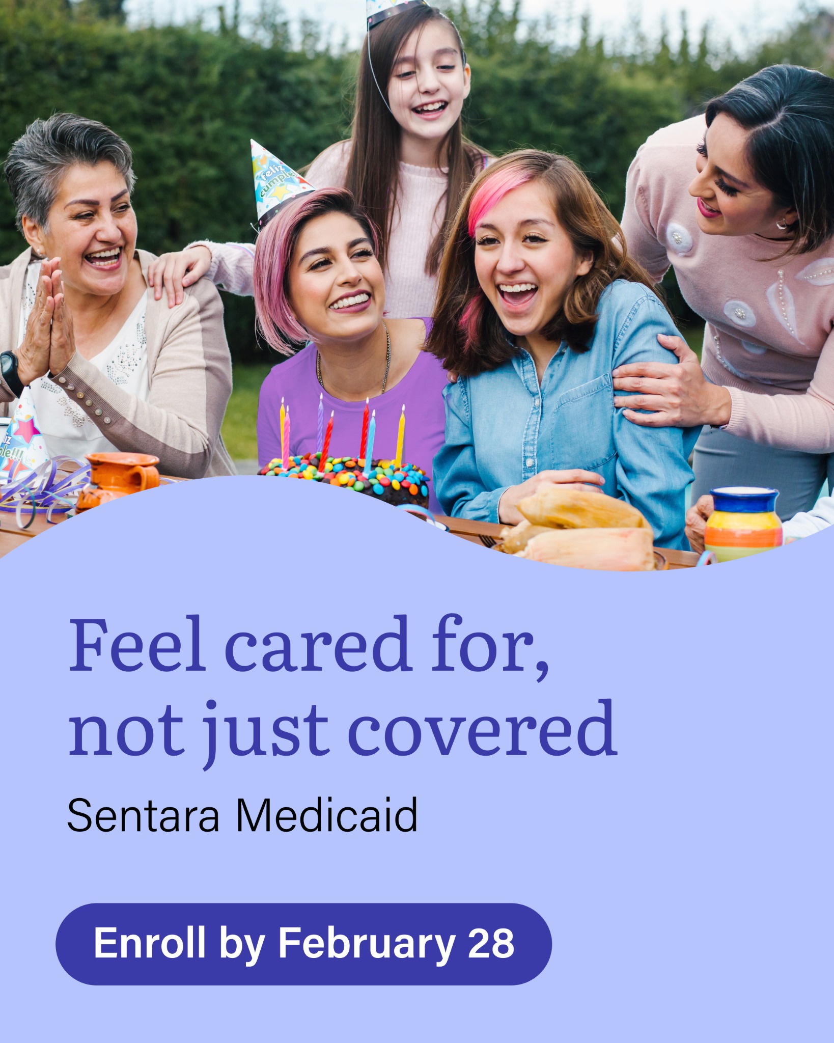 Sentara Health Plans Facebook ad