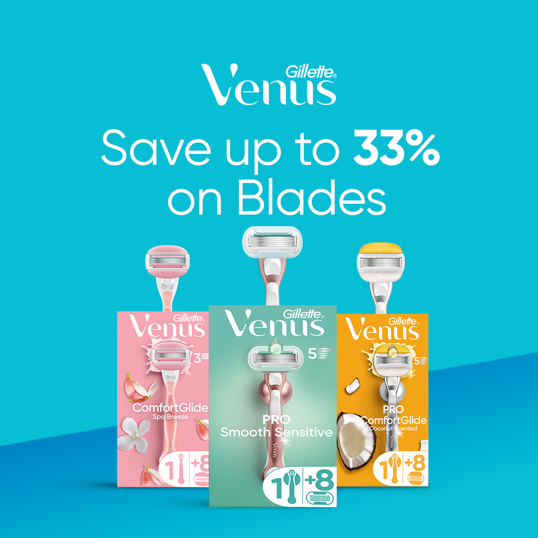 Gillette Venus UK Facebook ad