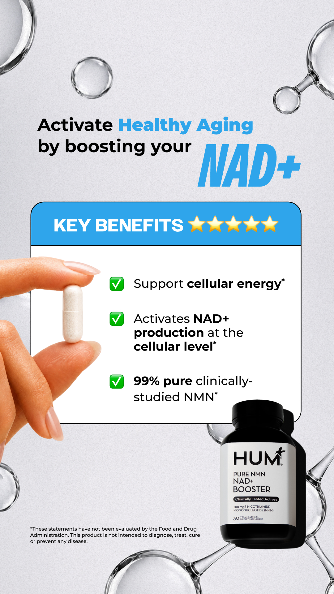 HUM Nutrition Facebook ad