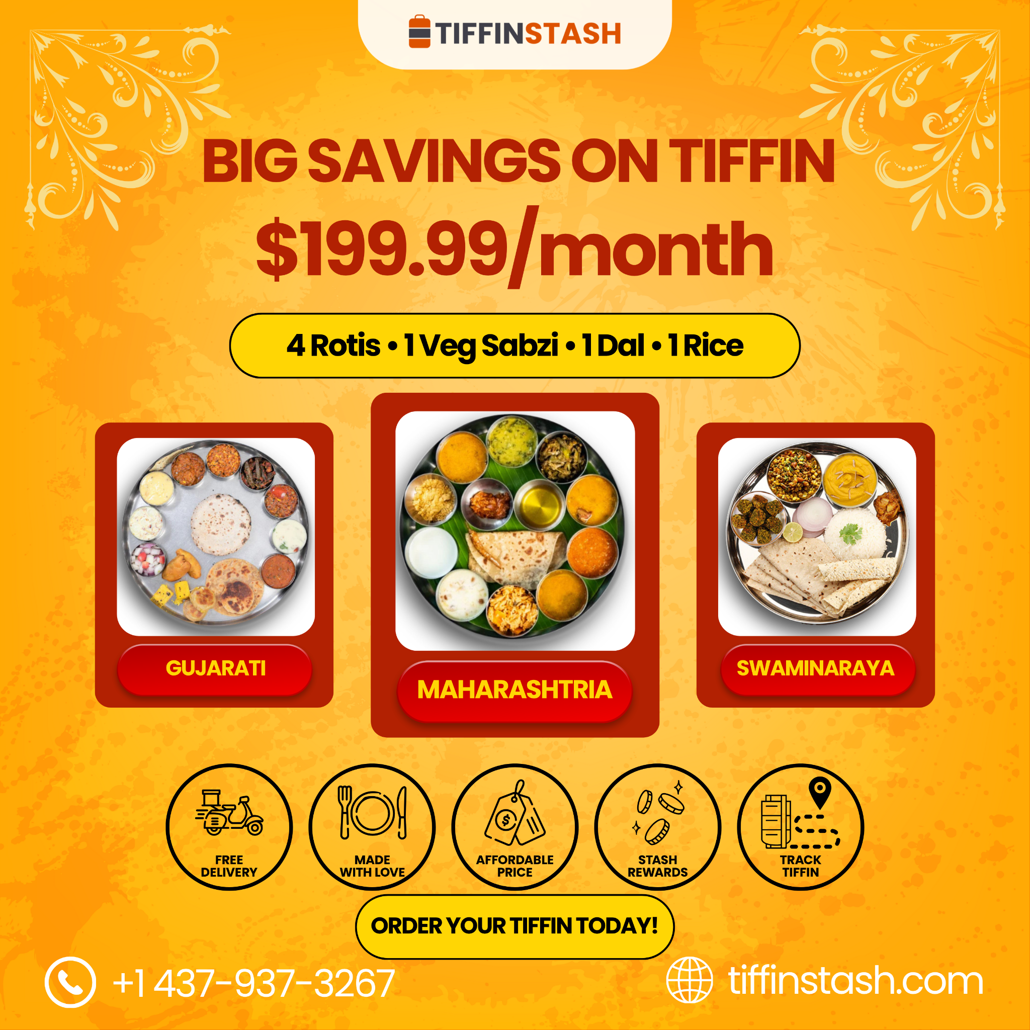 TiffinStash Facebook ad: Exciting News