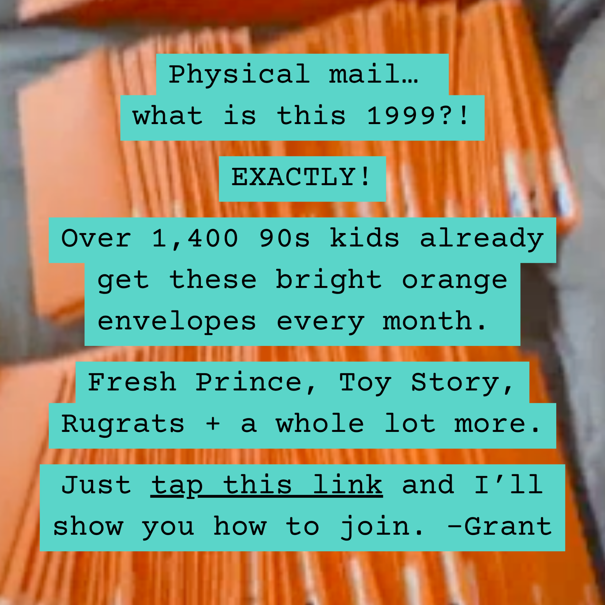 The '92 Facebook ad