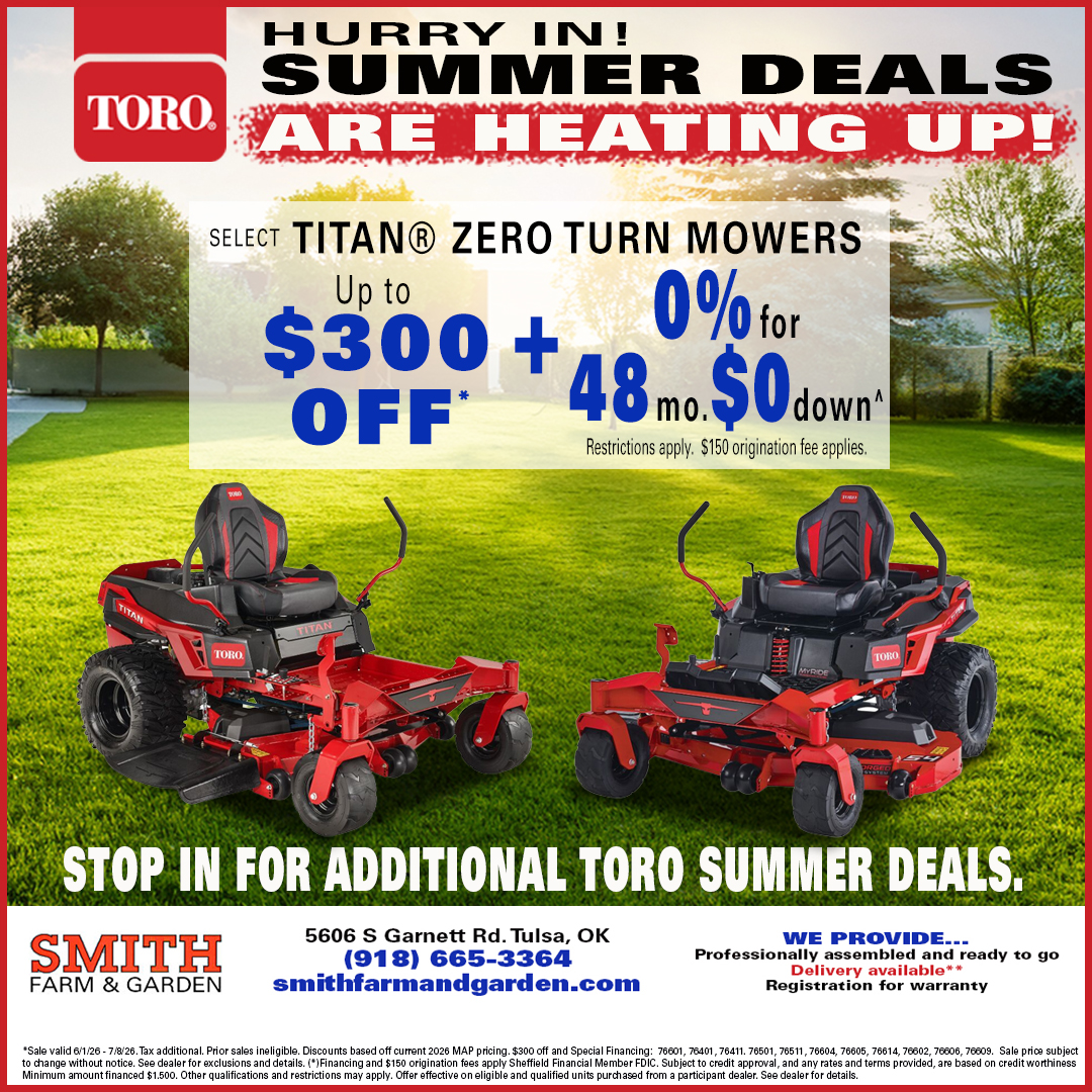 Smith Farm And Garden Facebook ad from May 30, 2026