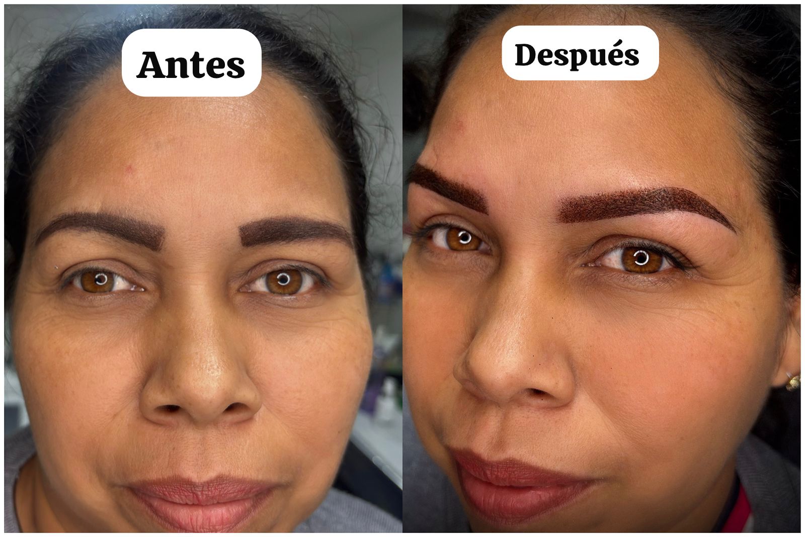 Merlina Tornero Micropigmentación Correctiva Facebook ad: Despierta con cejas perfectas todos los días