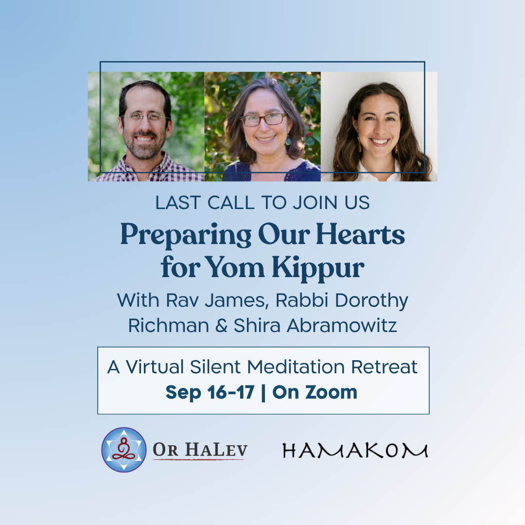 Or HaLev - Center for Jewish Spirituality & Meditation Facebook ad: Reserve Your Spot - Starting at $60