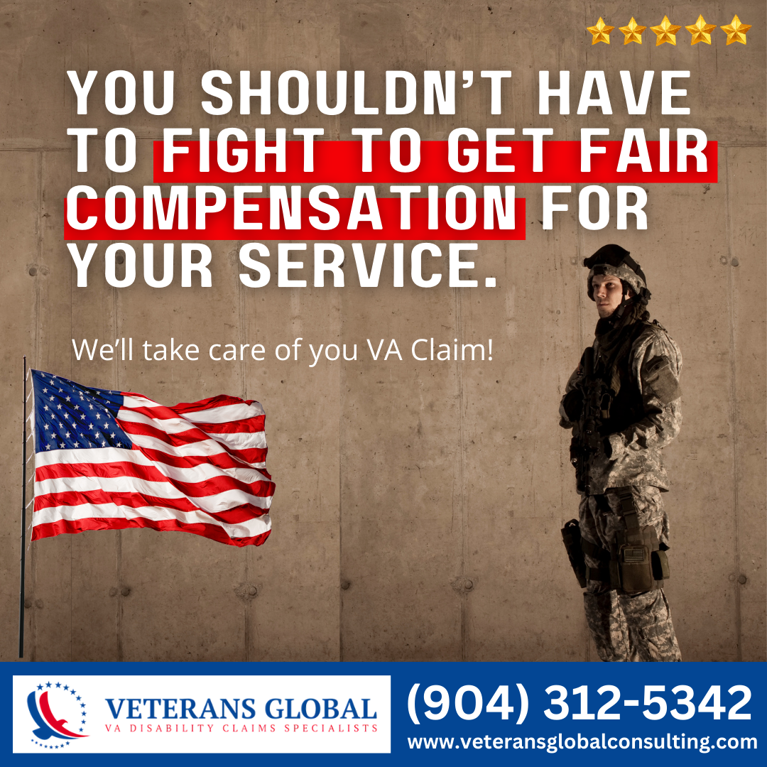 Veterans Global Consulting Facebook ad: Unlock Your Maximum VA Disability Benefits: Get Our FREE…