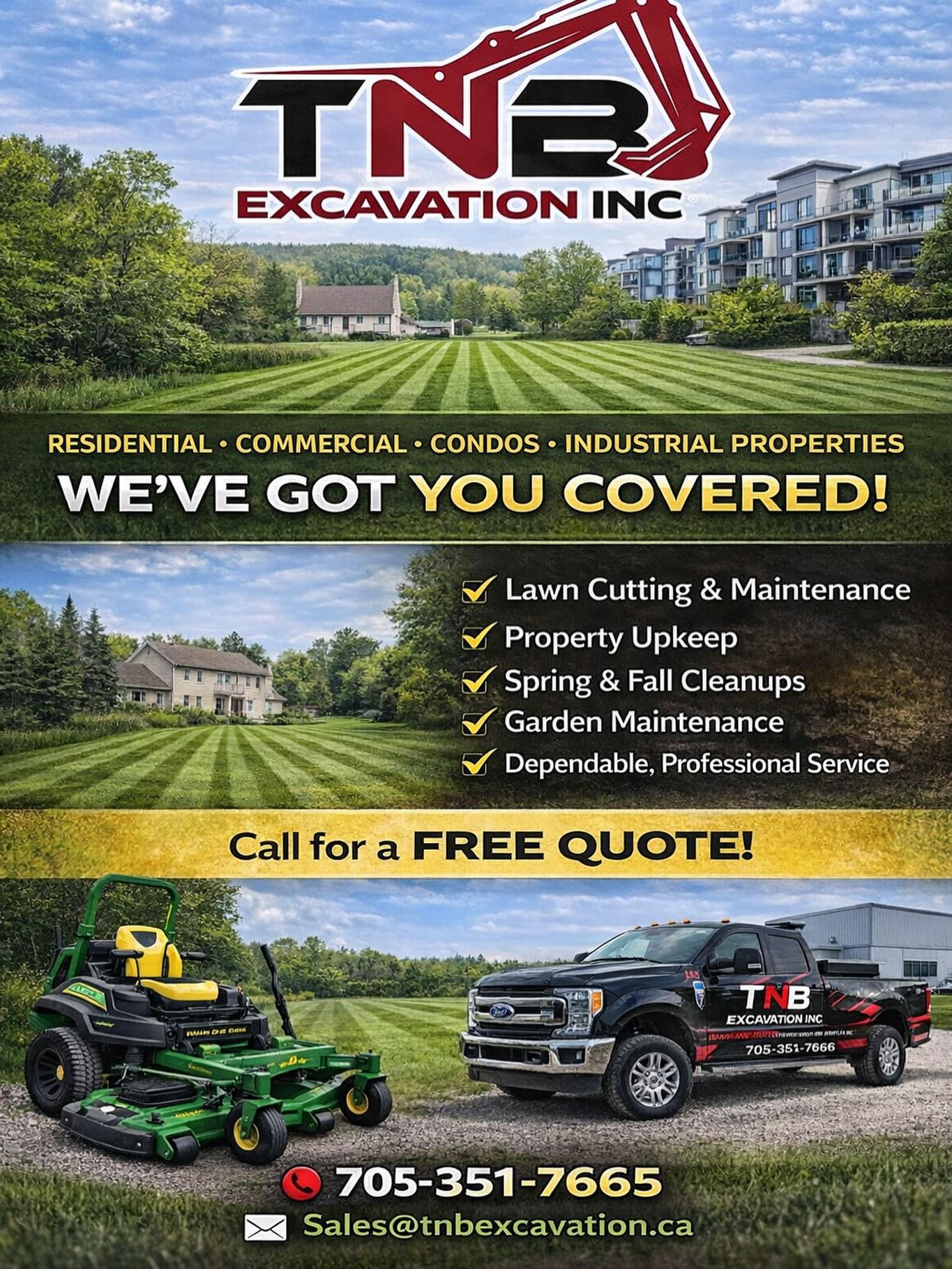 TNB Excavation Inc. Facebook ad