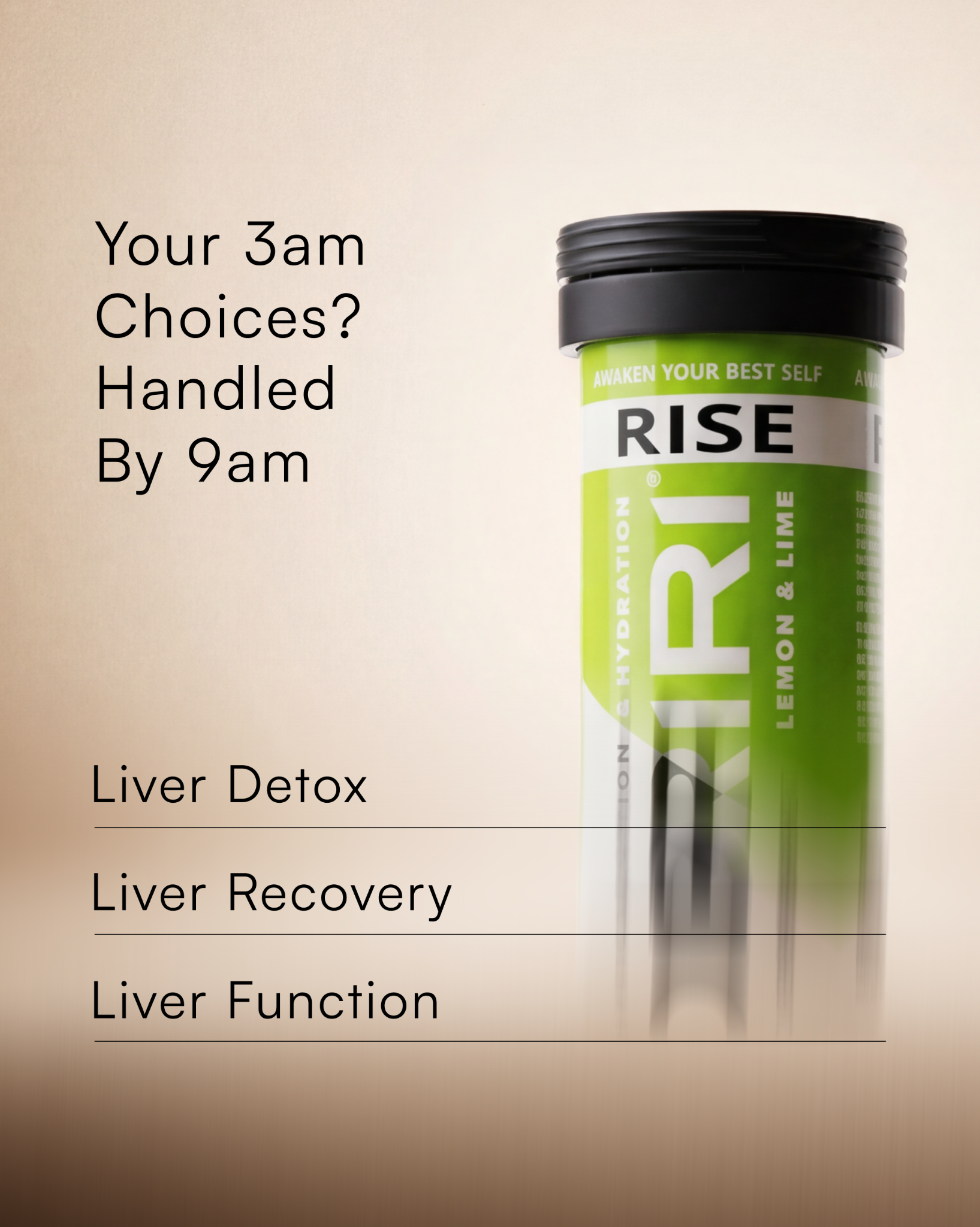ORIRI Facebook ad: Hangover? We’ve Got You Covered.