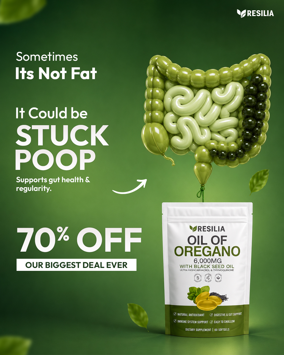 Daily Move Facebook ad: Powered by Two of Nature's Most Studied Botanicals