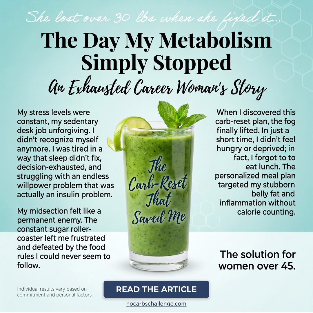 No Carbs Challenge Facebook ad