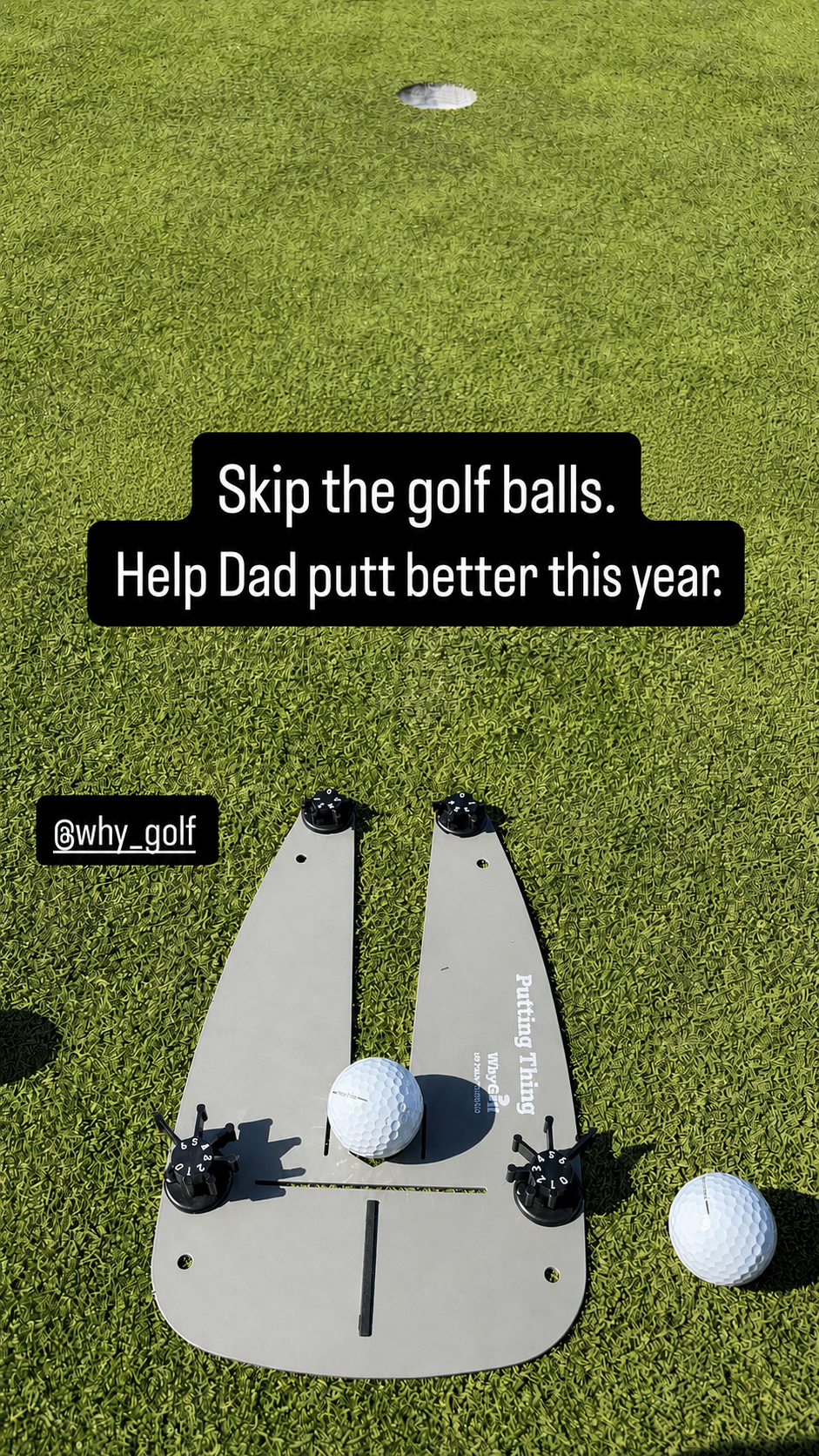 WhyGolf Facebook ad