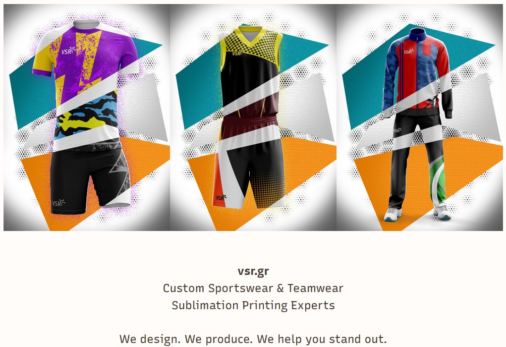 VSR Facebook ad: We design. We produce.