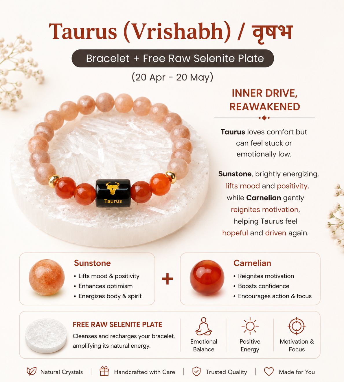 Droptique Facebook ad: Modern wellness with a spiritual touch.